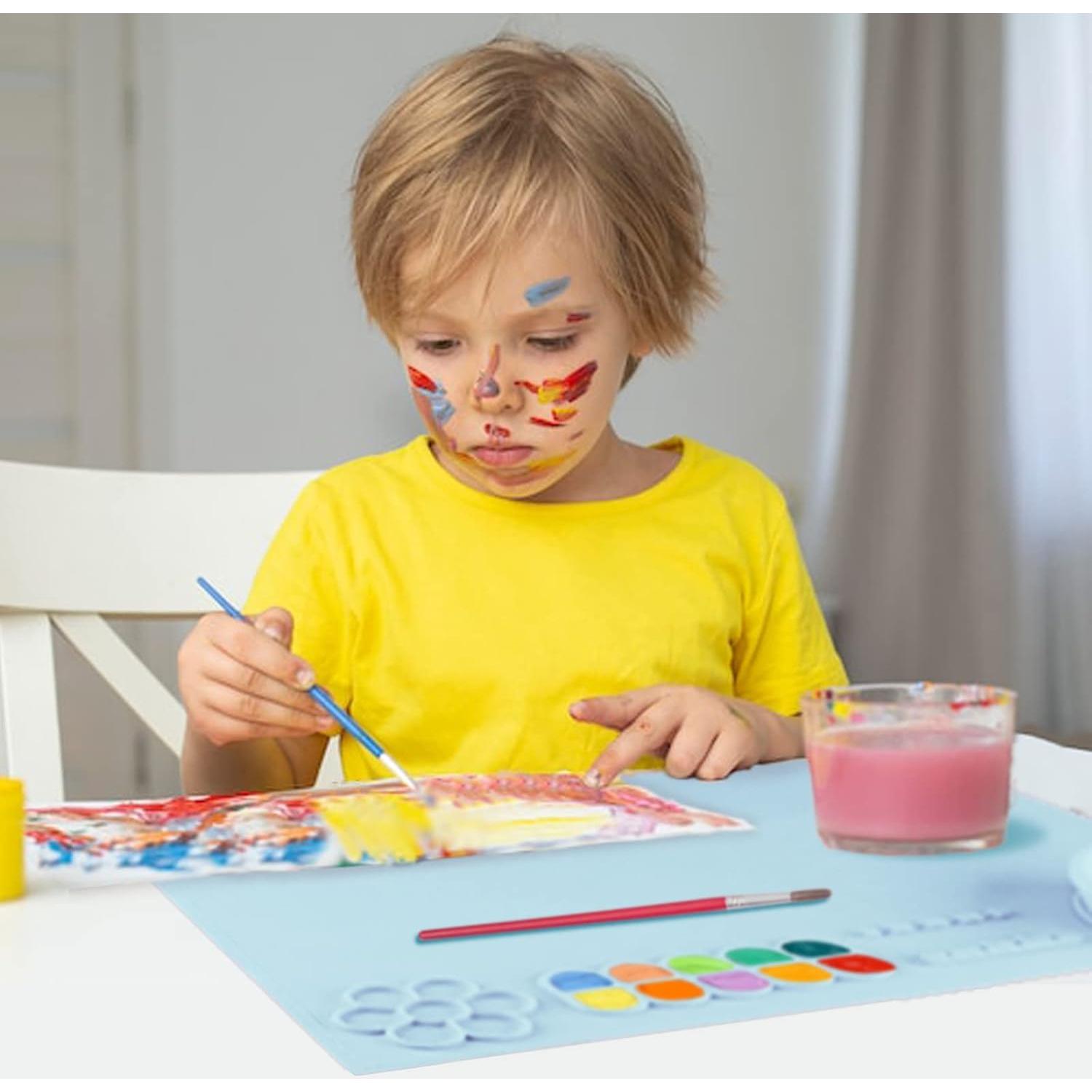 Alfombrilla de Silicona para Manualidades Apeso 50.8x40.6cm Azul