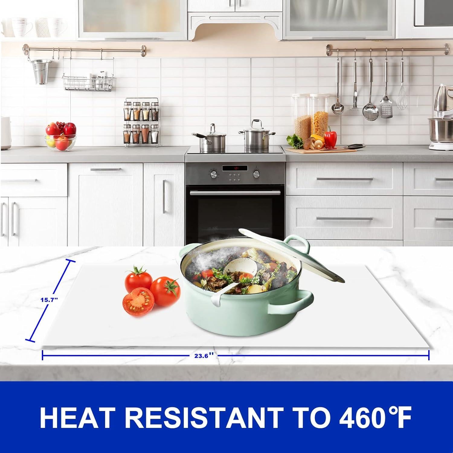 Alfombrilla de Silicona Antideslizante Kazualv 60x40cm Resistente Calor