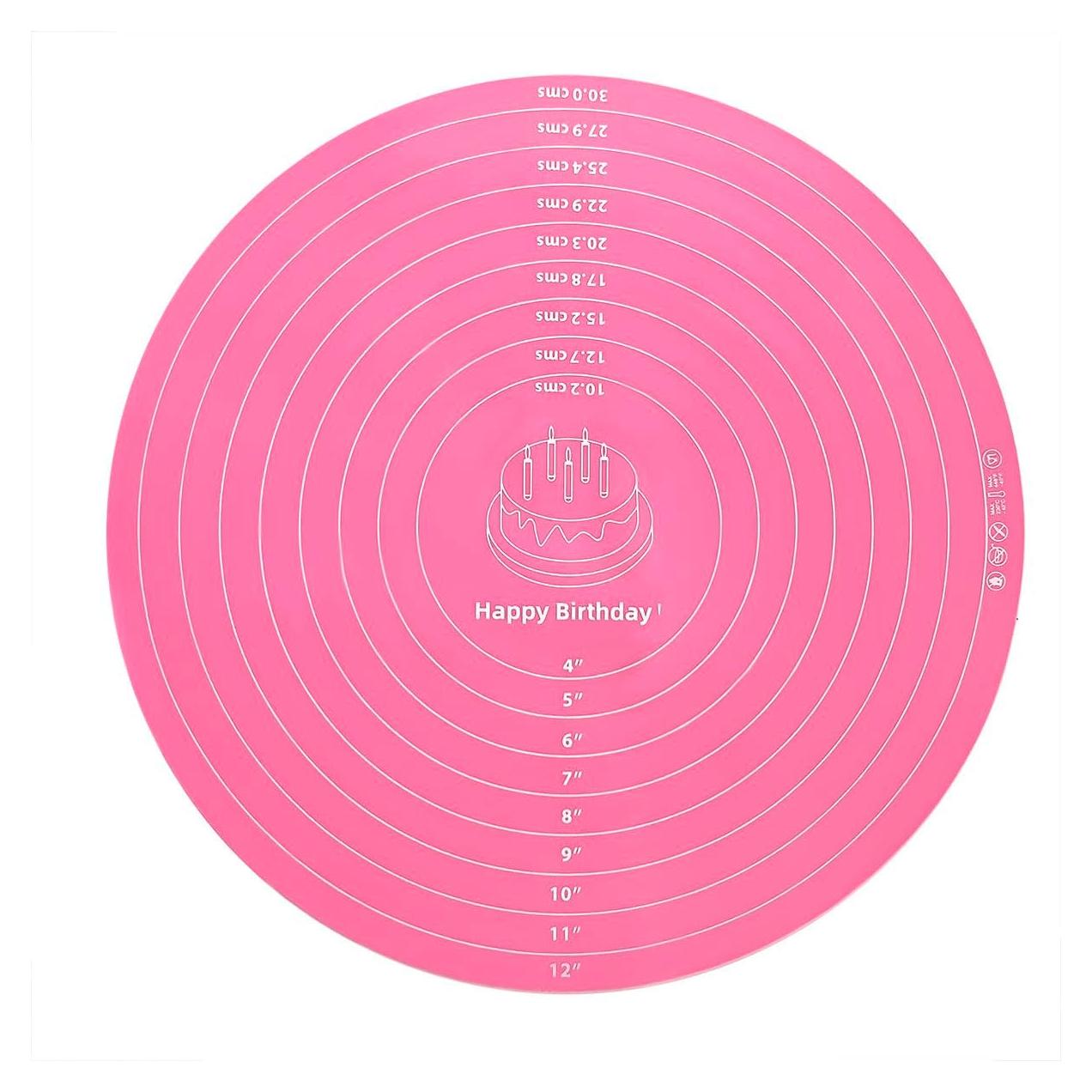 Alfombrilla de Silicona Rosa Qoaimu 30 cm Antiadherente