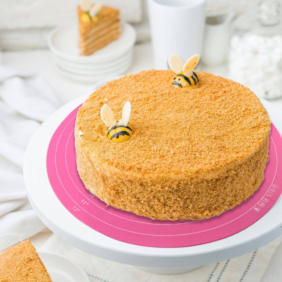 Alfombrilla de Silicona Rosa Qoaimu 30 cm Antiadherente