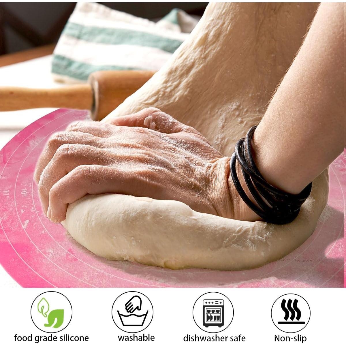 Alfombrilla de Silicona Rosa Qoaimu 30 cm Antiadherente