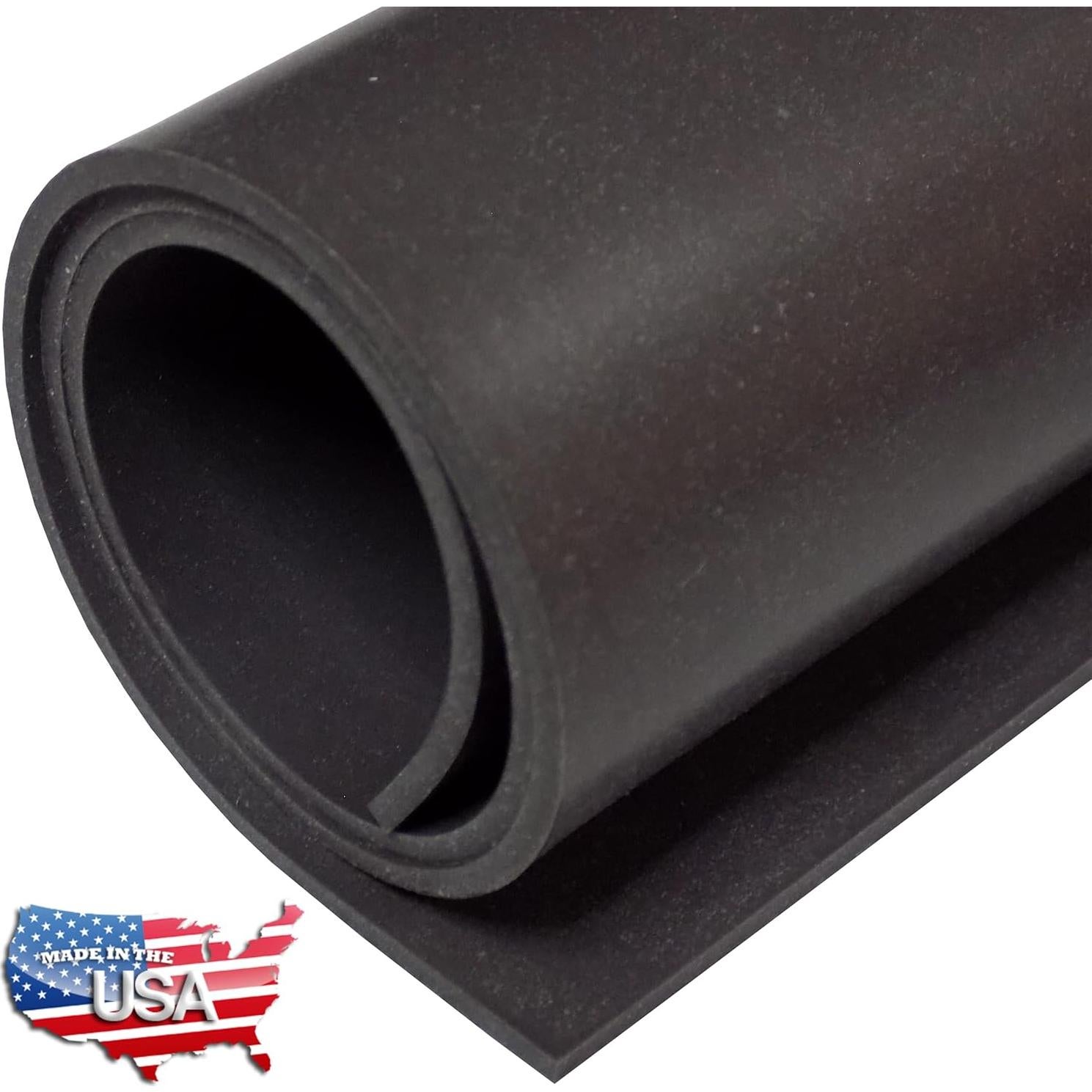 Hoja de Caucho de Silicona Negra 60A 1.6mm 30.5x22.9cm Grado Comercial