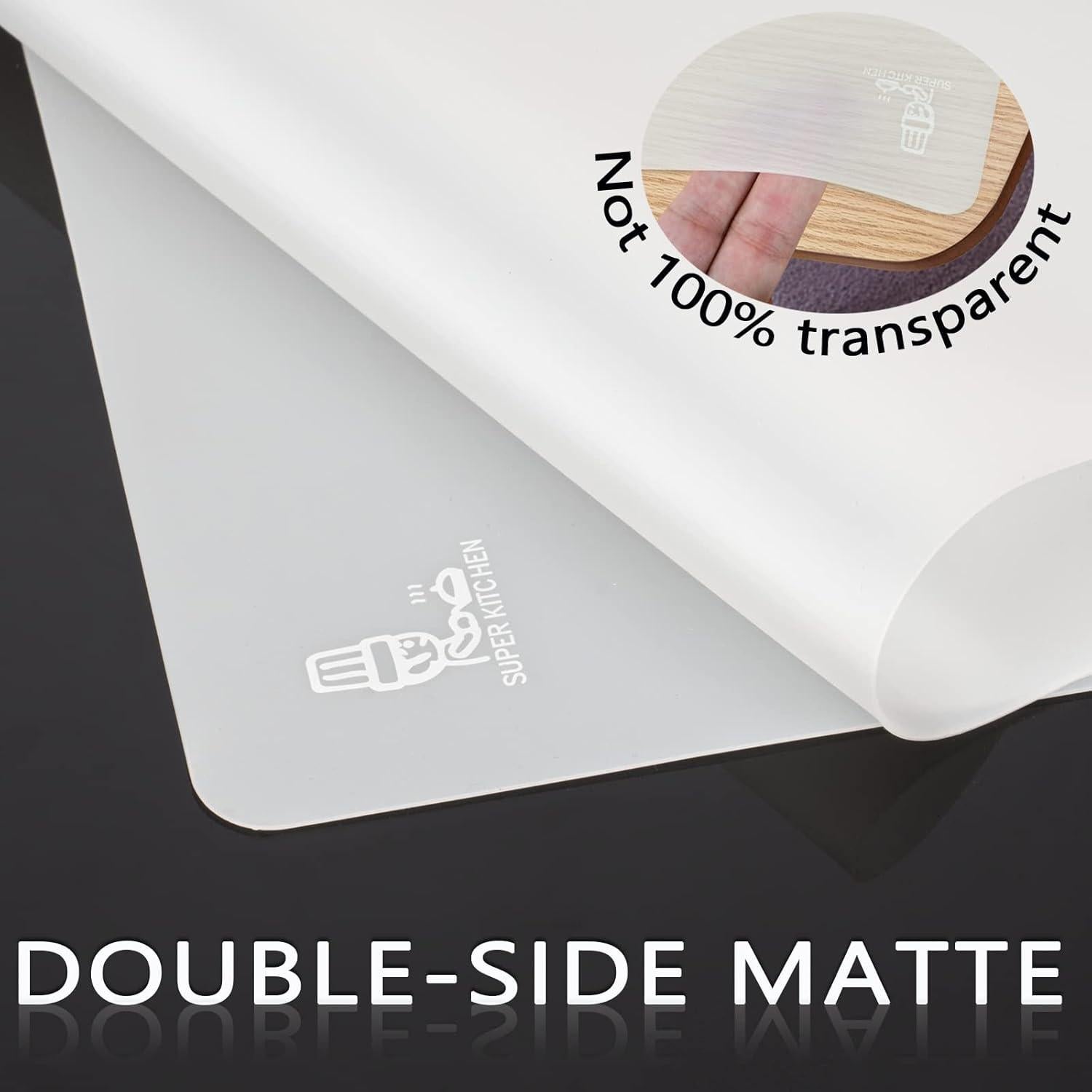 Juego de 2 Tapetes de Silicona Gruesa Folksy Super 71x50 cm