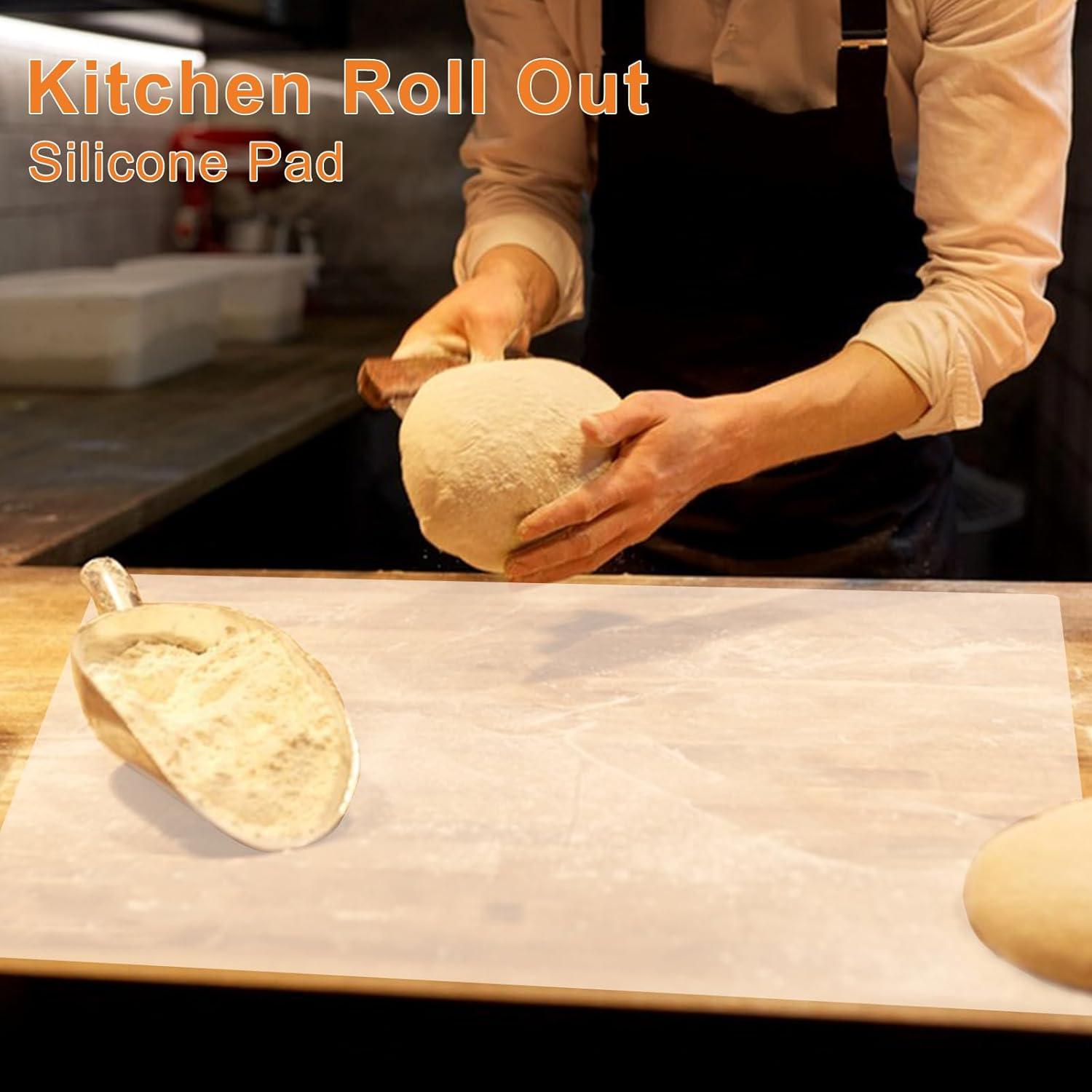 Paquete de 2 Tapetes de Silicona FMOACEN 91.44x60.96cm Antideslizantes