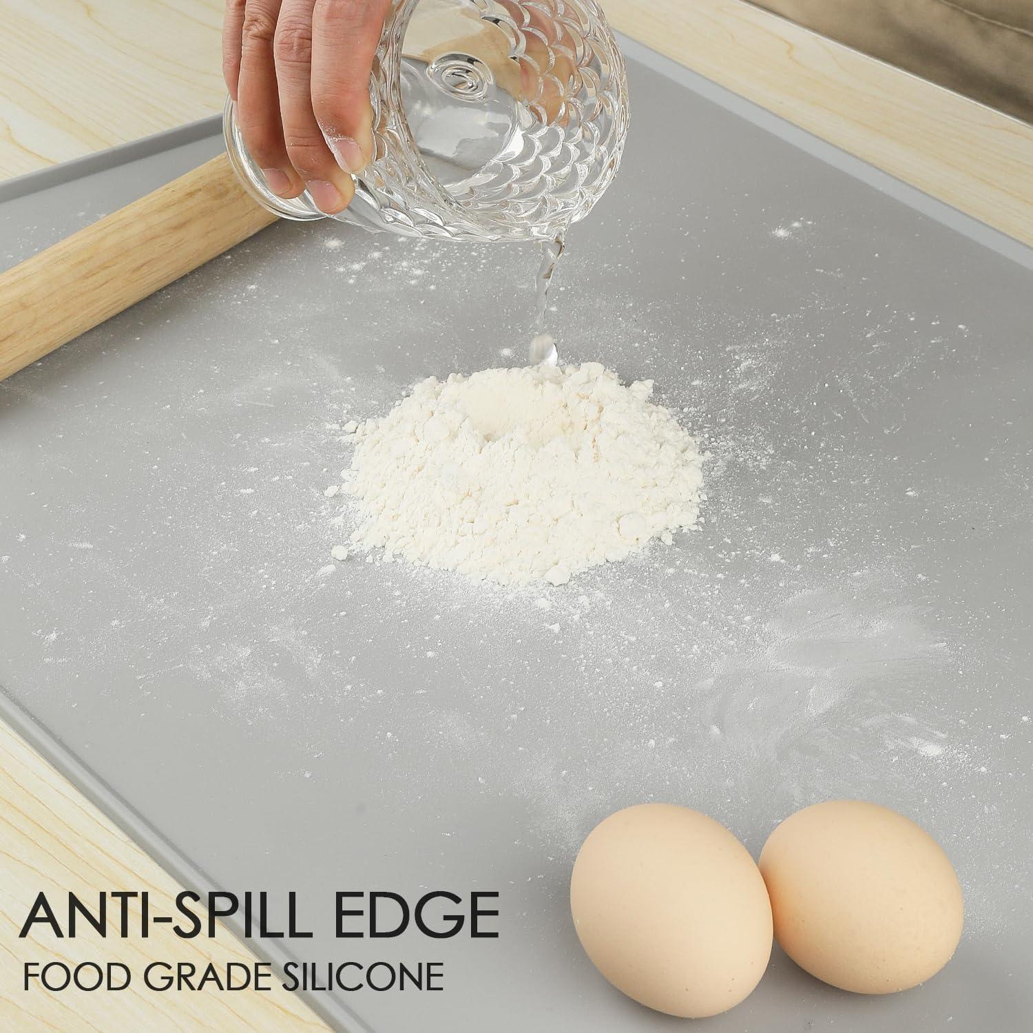 Alfombrilla de Silicona Antiadherente QPIX 50x40cm Gris