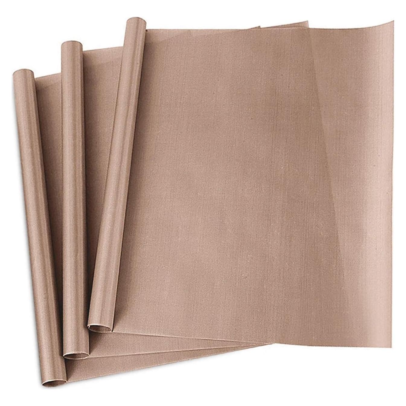 Paquete de 3 Hojas de Teflón PTFE YRYM HT 40.64x50.8 cm