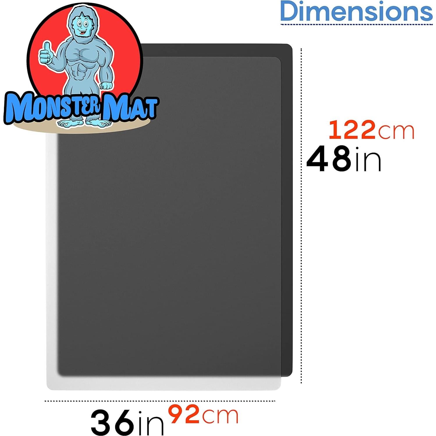 Alfombrilla de Silicona Extra Grande MonsterMat 121.92x91.44 cm