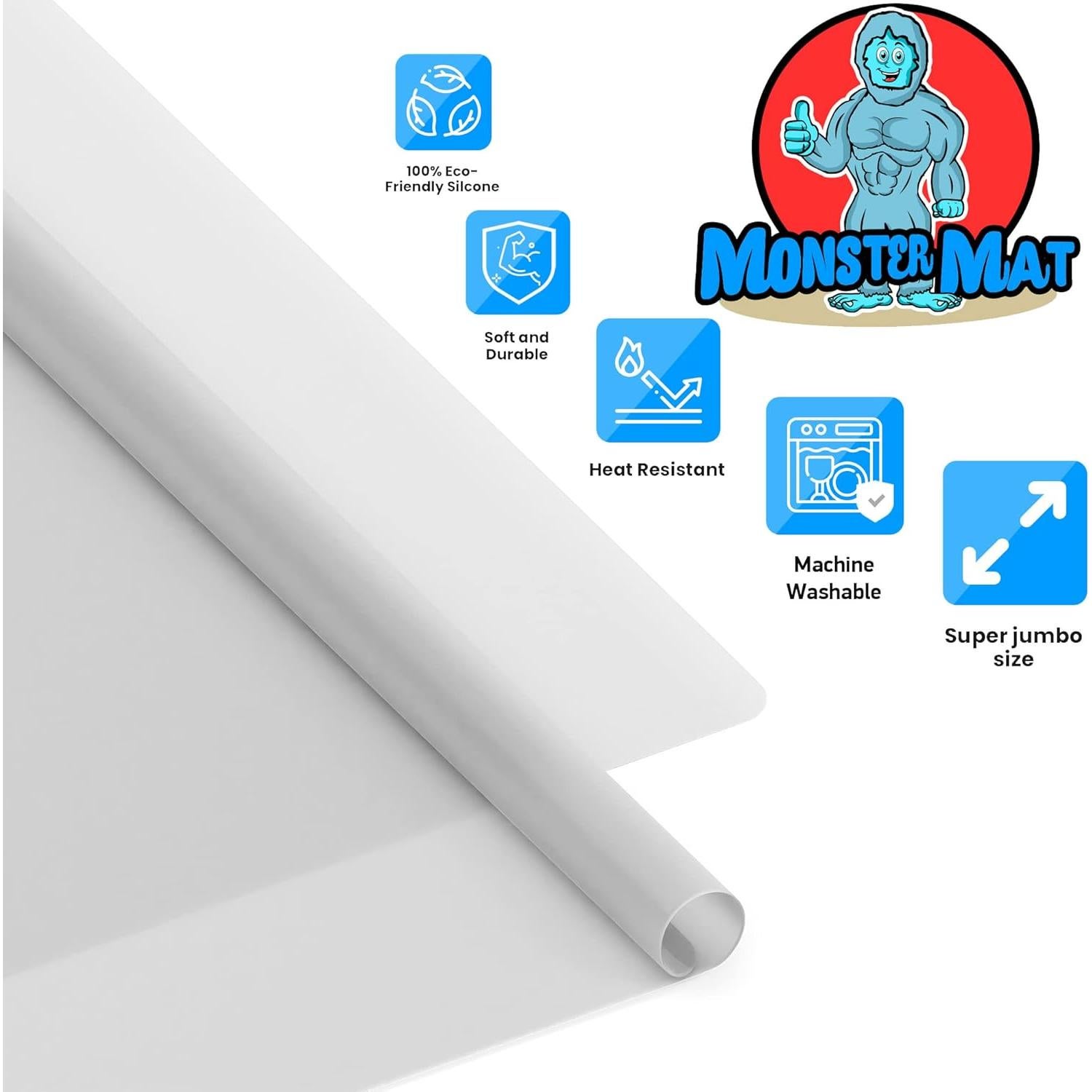 Alfombrilla de Silicona Extra Grande MonsterMat 121.92x91.44 cm