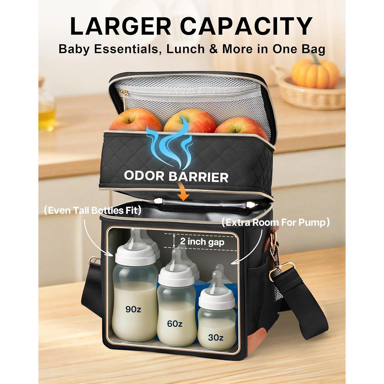 Bolsa Enfriadora CarryWise para Leche Materna 11L Doble Capa