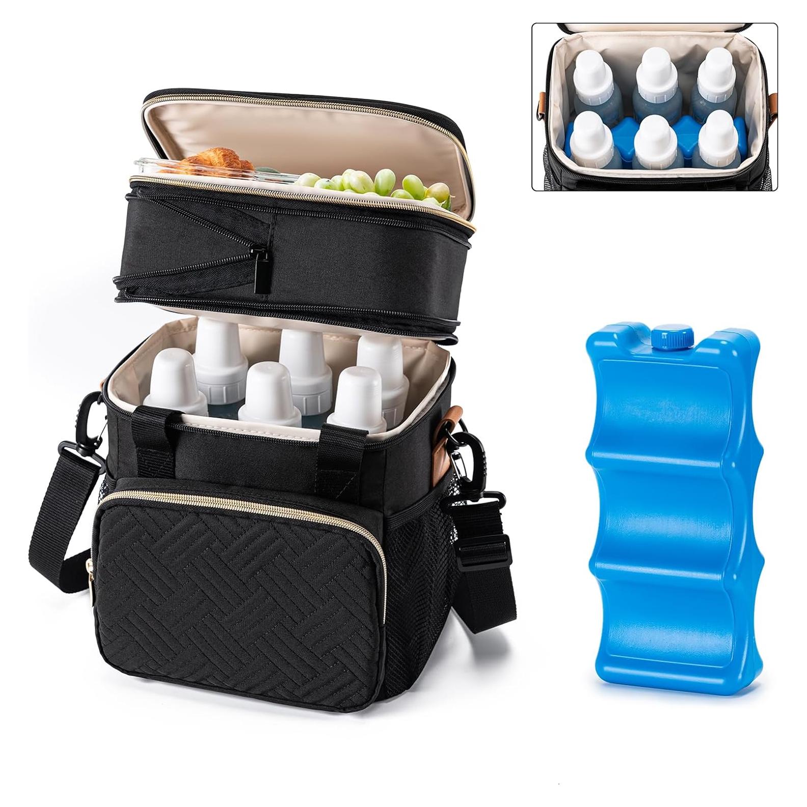 Bolsa de Enfriamiento de Leche Materna BABEYER 11.5L Negra