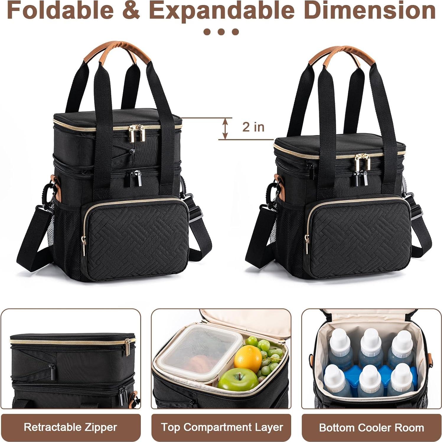 Bolsa de Enfriamiento de Leche Materna BABEYER 11.5L Negra