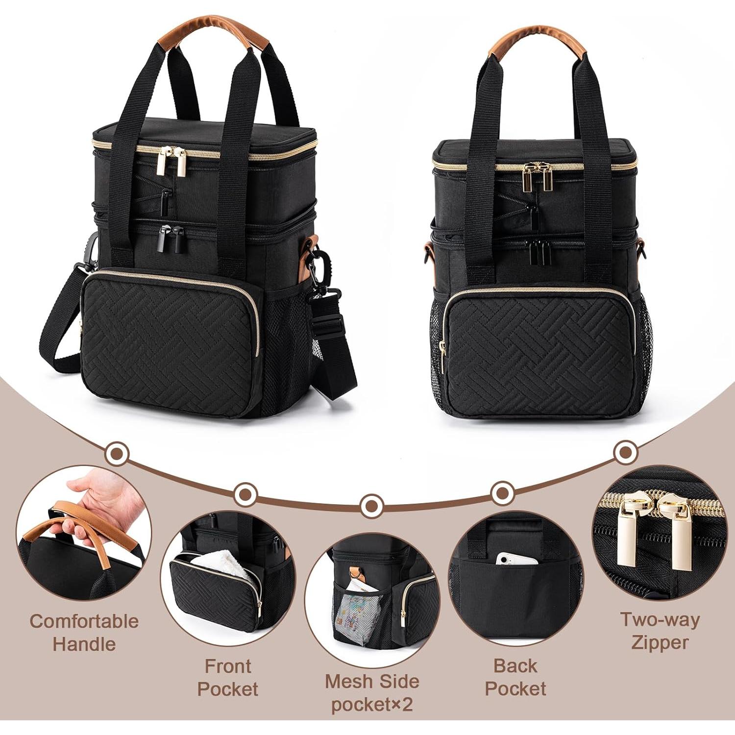 Bolsa de Enfriamiento de Leche Materna BABEYER 11.5L Negra