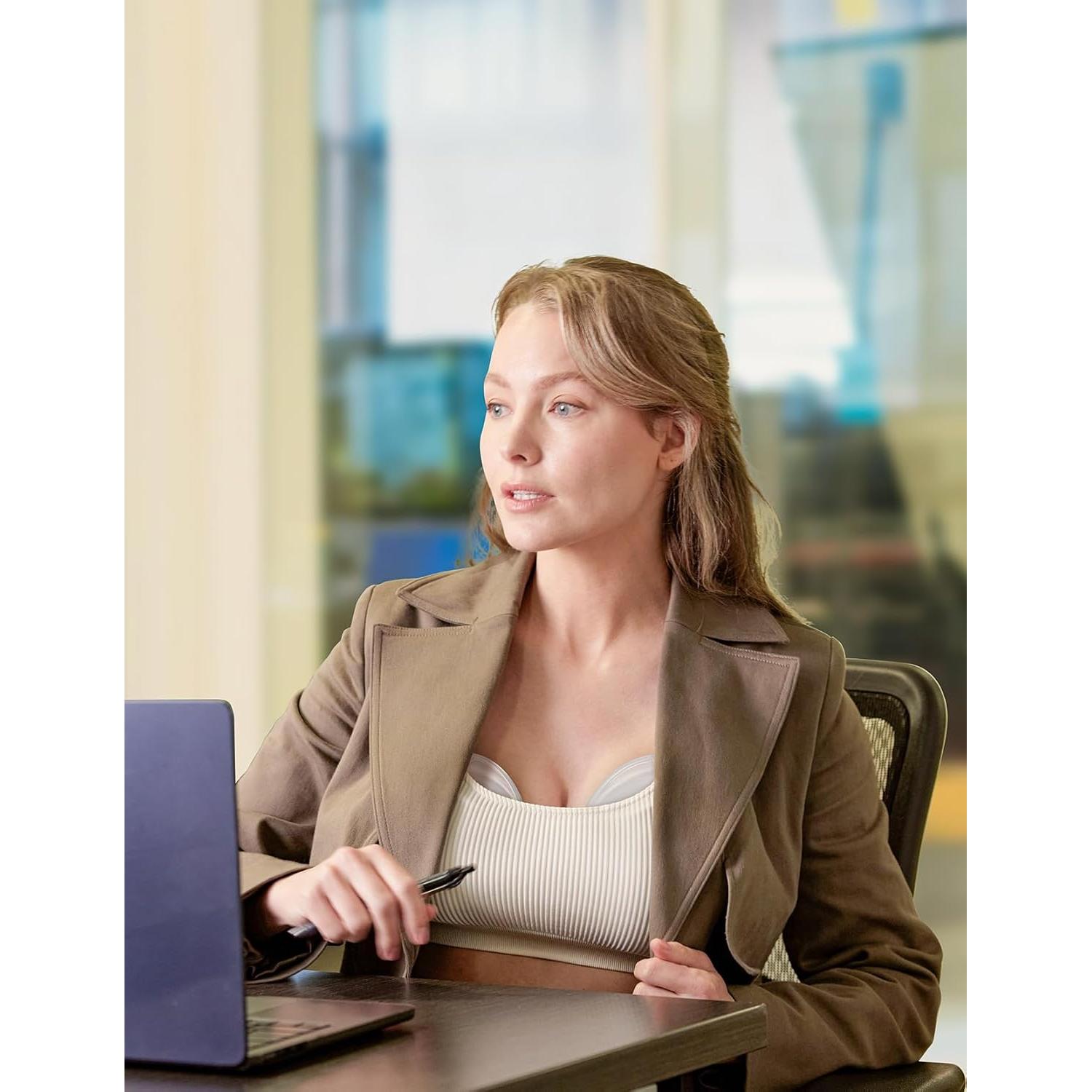 Recolector de Leche Materna Momcozy 90ml Silicona 2 Piezas