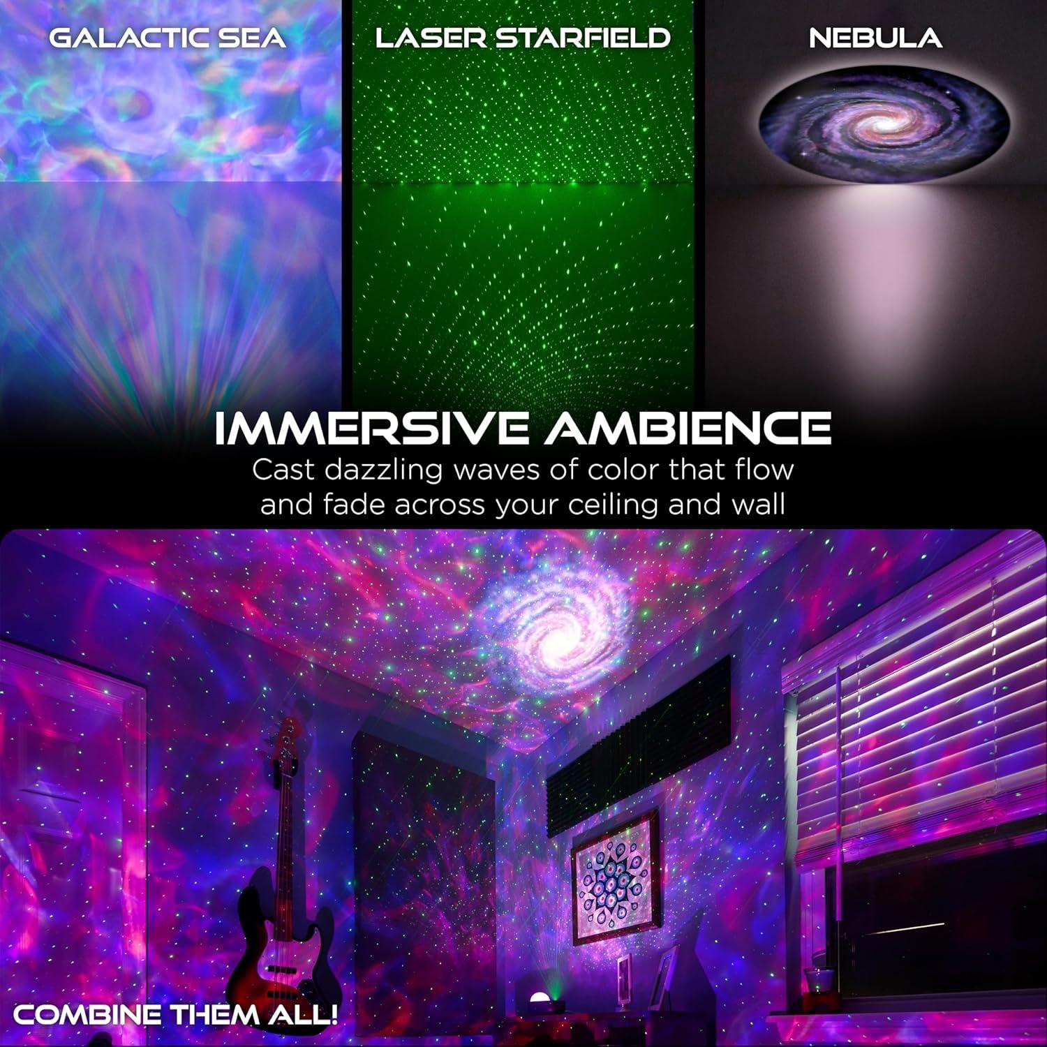 Proyector de Estrellas Enbrighten 65277 - Luz Nocturna Multicolor