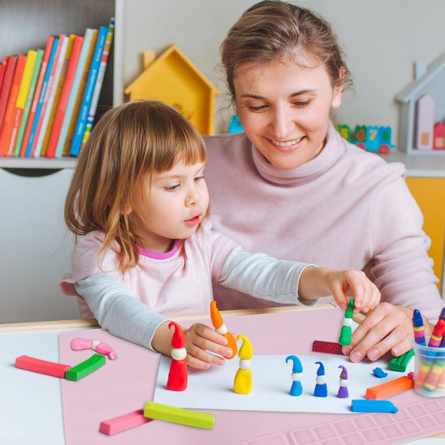 Alfombrilla de Pintura de Silicona MEKOTRIN 50.8x40.6cm Rosa