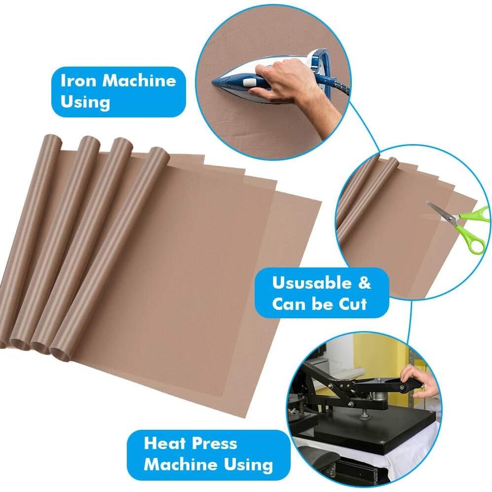 Hoja de Teflón Selizo 4 Paquetes 30.48x40.64 cm Antiadherente