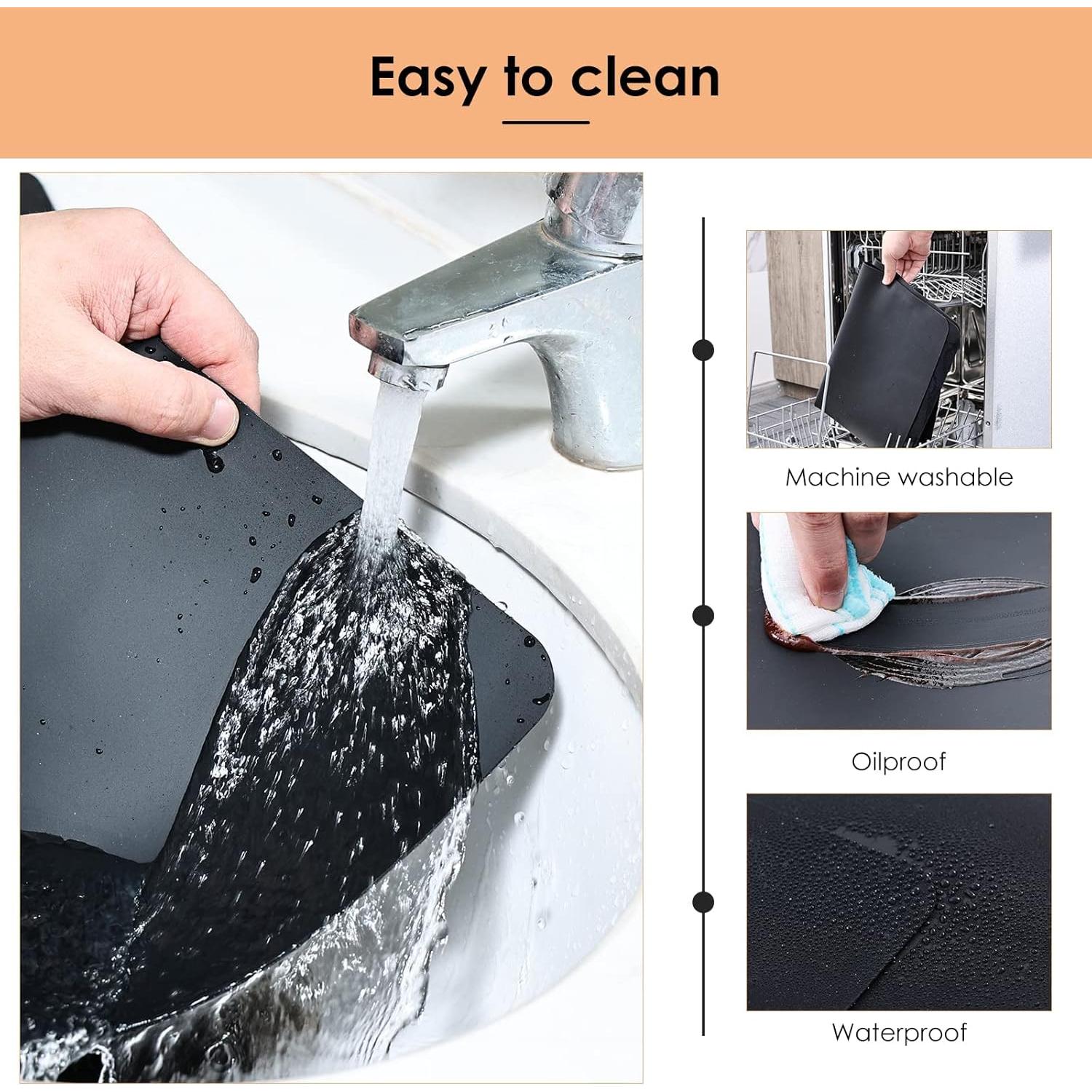 Alfombrilla de Silicona KitchenRaku 70.1x39.9cm Antideslizante