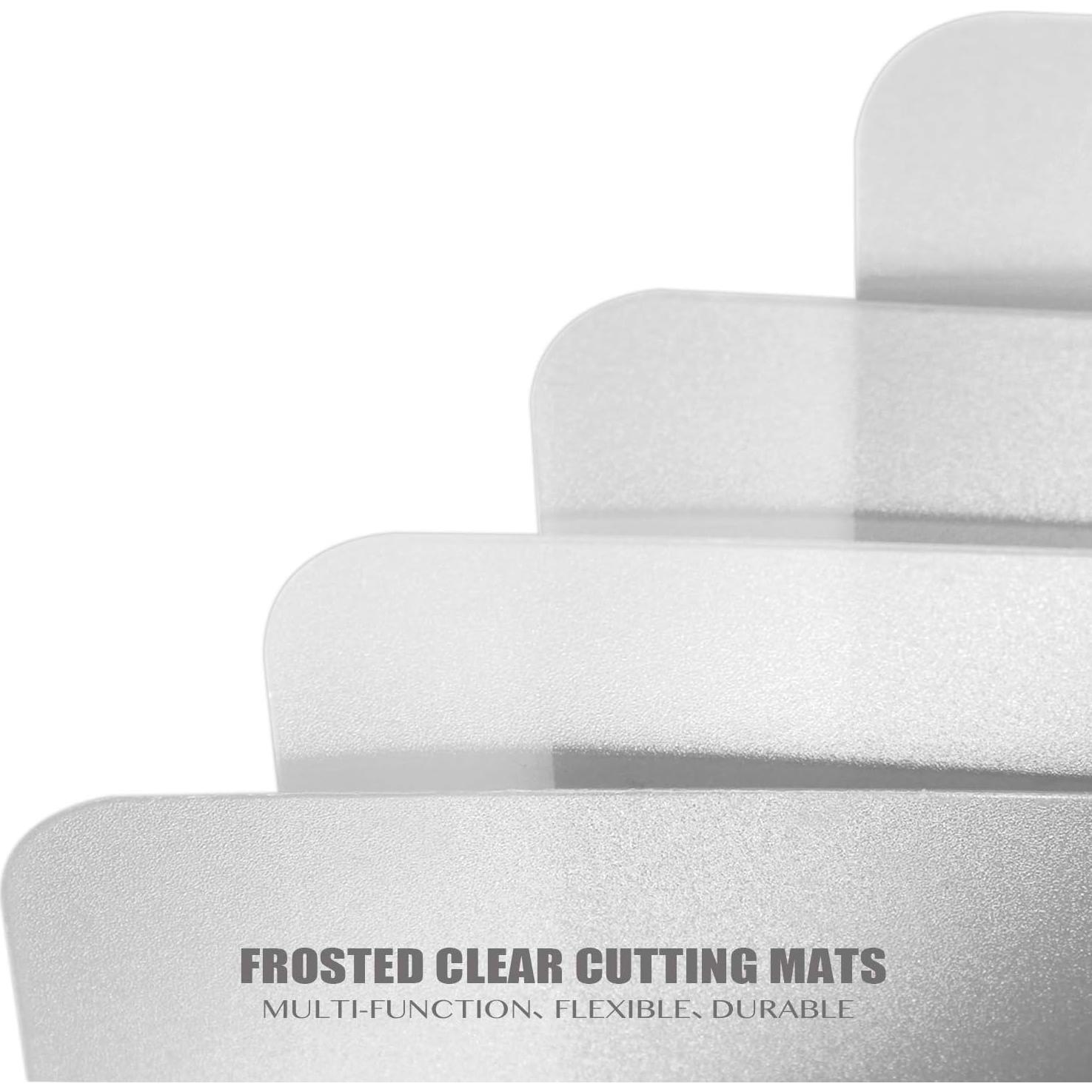 Tablas de Cortar Flexibles Fotouzy, Set de 4, 38x30.5cm, Sin BPA