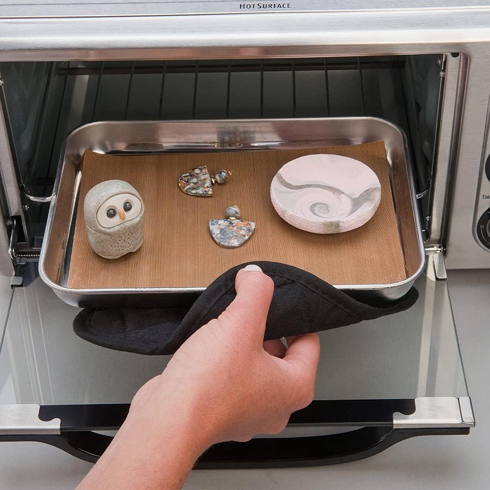 Alfombrilla de trabajo segura para horno Polyform 19.7x33 cm