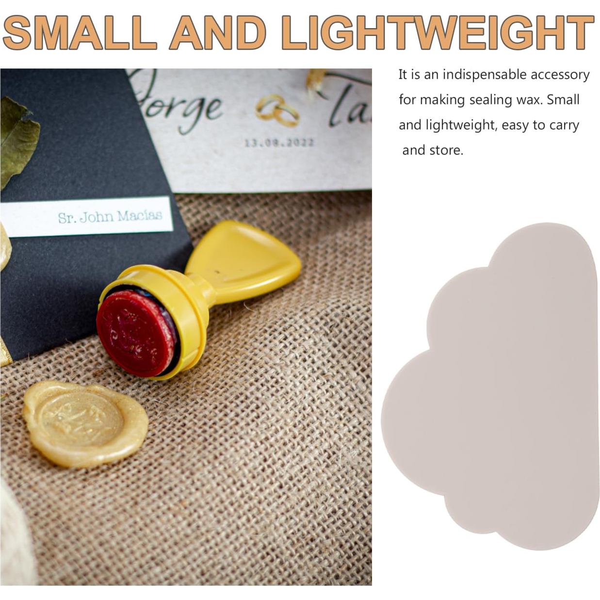 Almohadilla de Sello de Cera COHEALI Nube 13.78x9.19cm