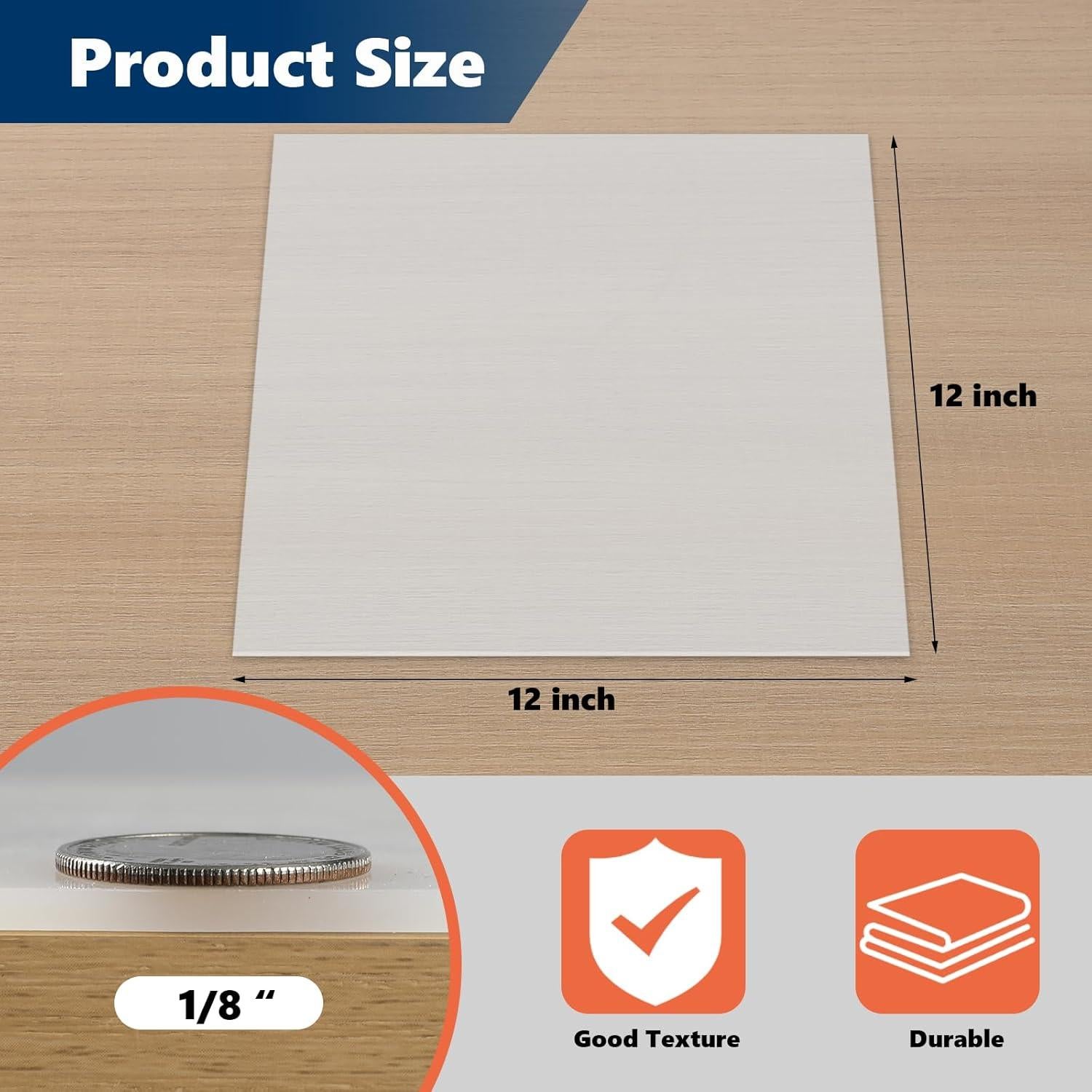 Hoja de Caucho de Silicona WochiTV 30.48x30.48 cm 0.32 cm Grosor