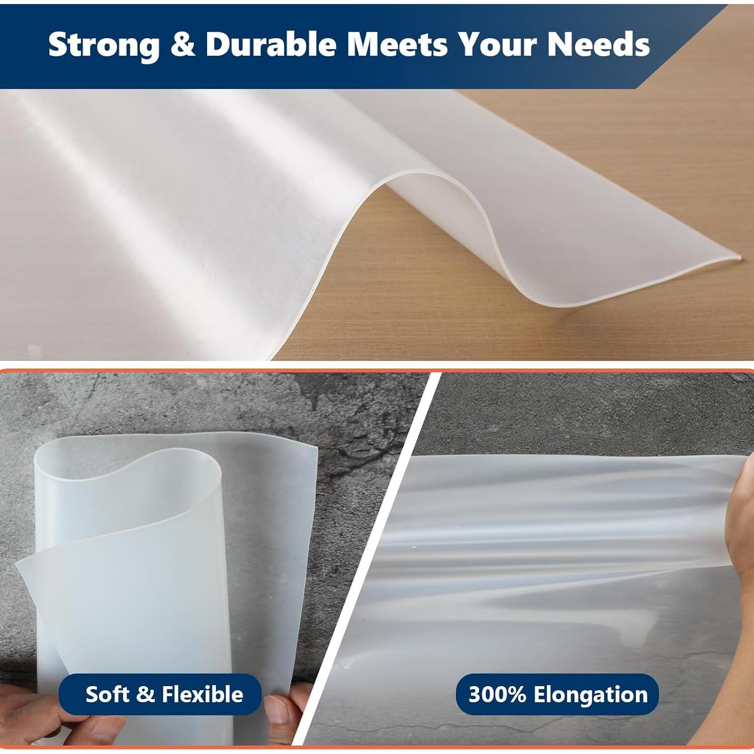 Hoja de Caucho de Silicona WochiTV 30.48x30.48 cm 0.32 cm Grosor