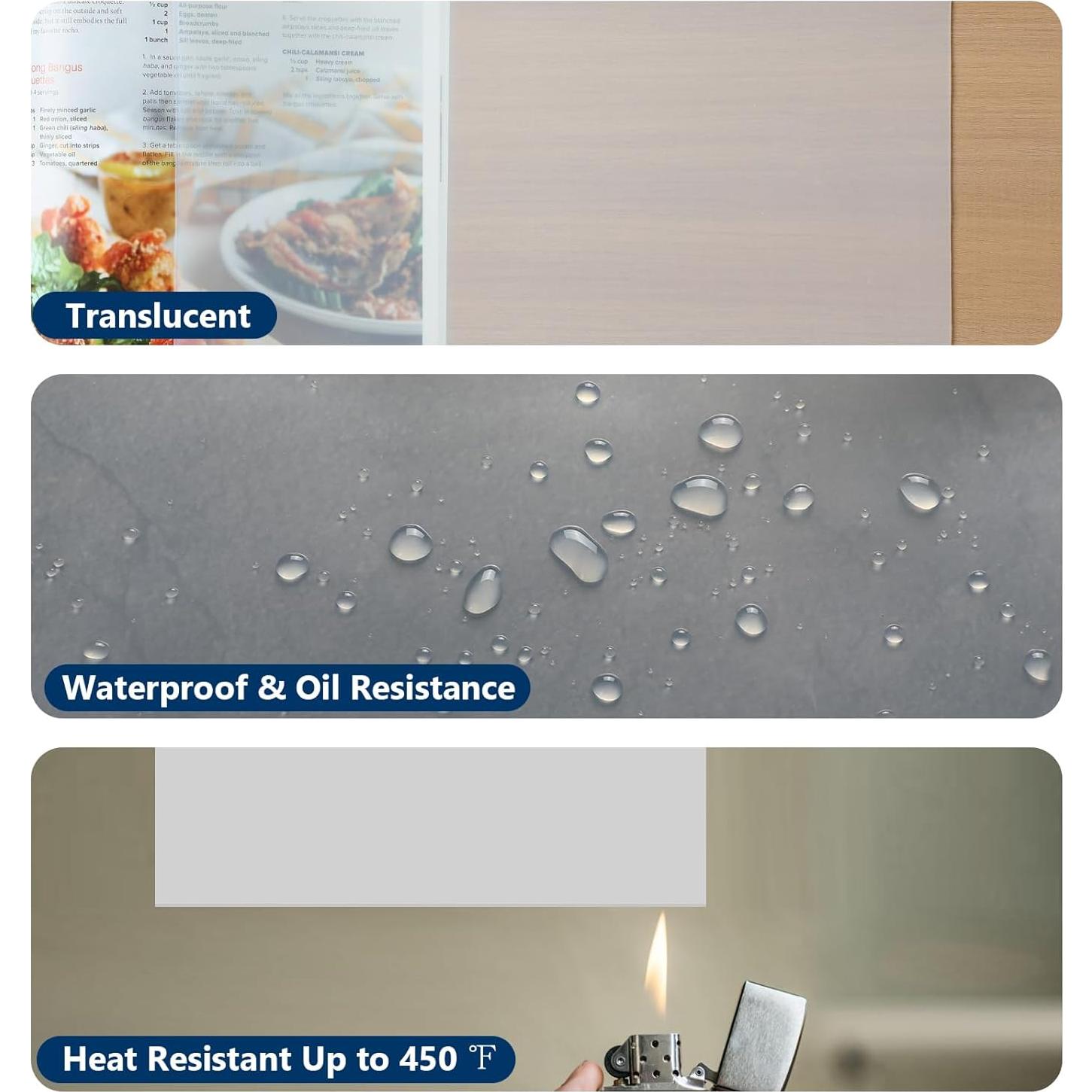 Hoja de Caucho de Silicona WochiTV 30.48x30.48 cm 0.32 cm Grosor