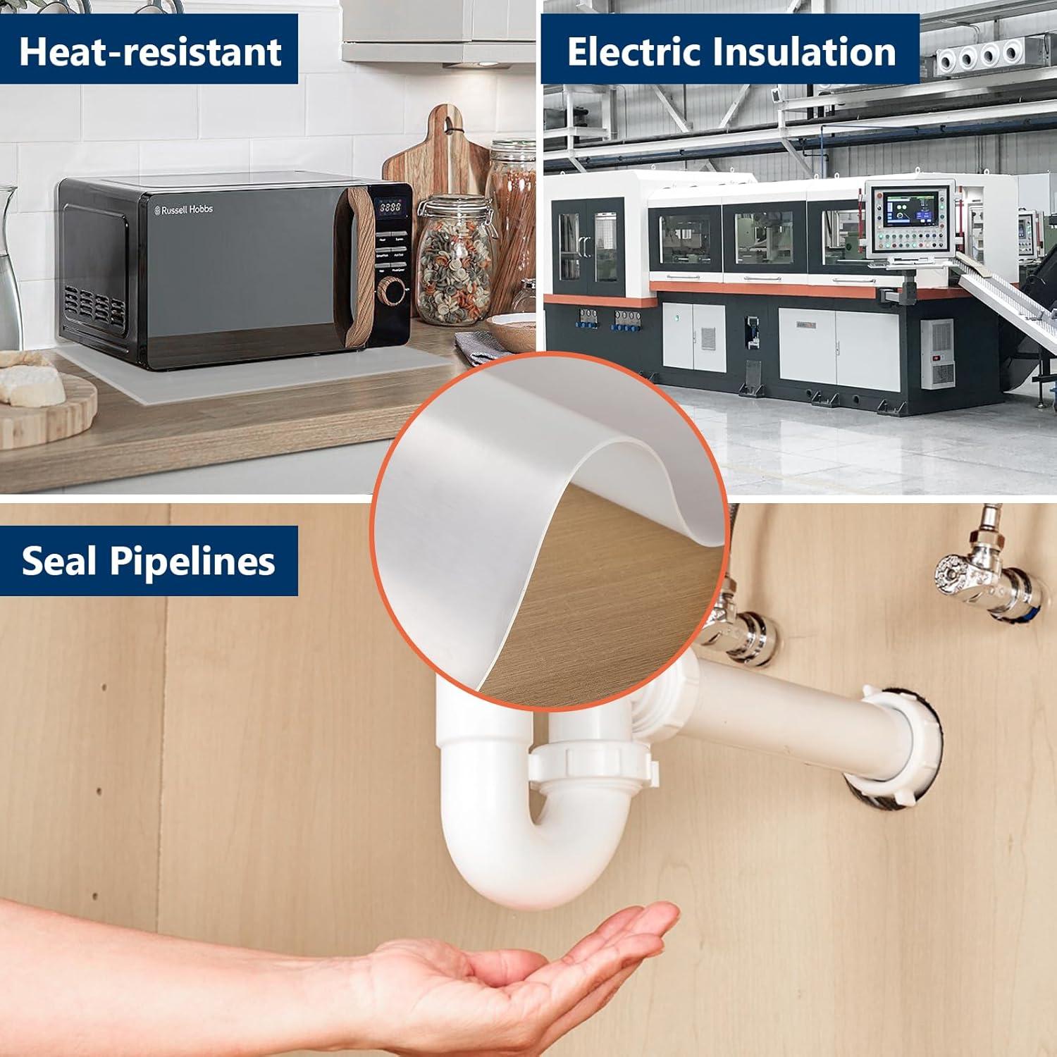 Hoja de Caucho de Silicona WochiTV 30.48x30.48 cm 0.32 cm Grosor