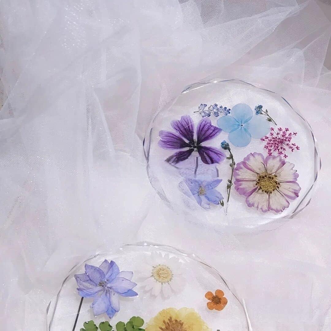 Moldes de Silicona para Posavasos XIMUHO - 4 Pcs Polígono