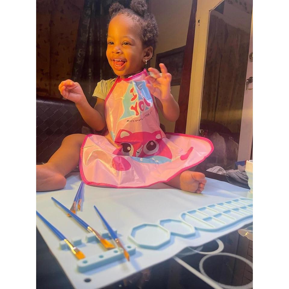 Alfombrilla de Pintura de Silicona Genérico 50.8x40.6cm Azul