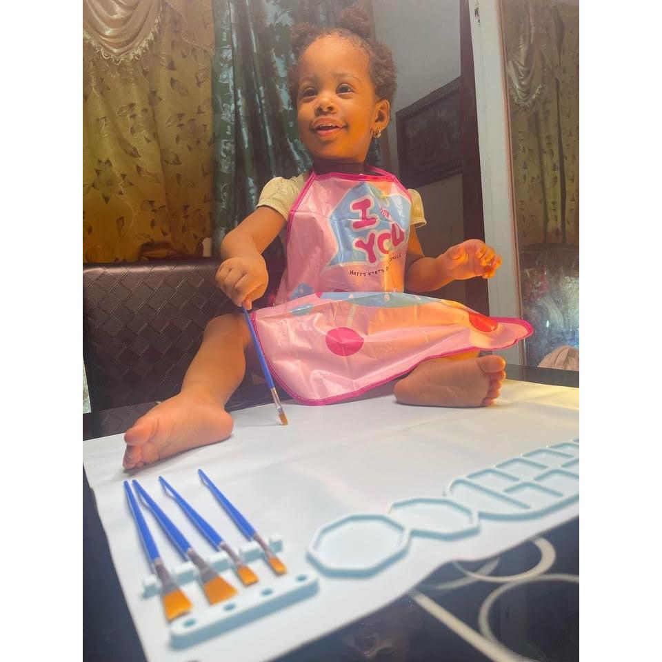 Alfombrilla de Pintura de Silicona Genérico 50.8x40.6cm Azul