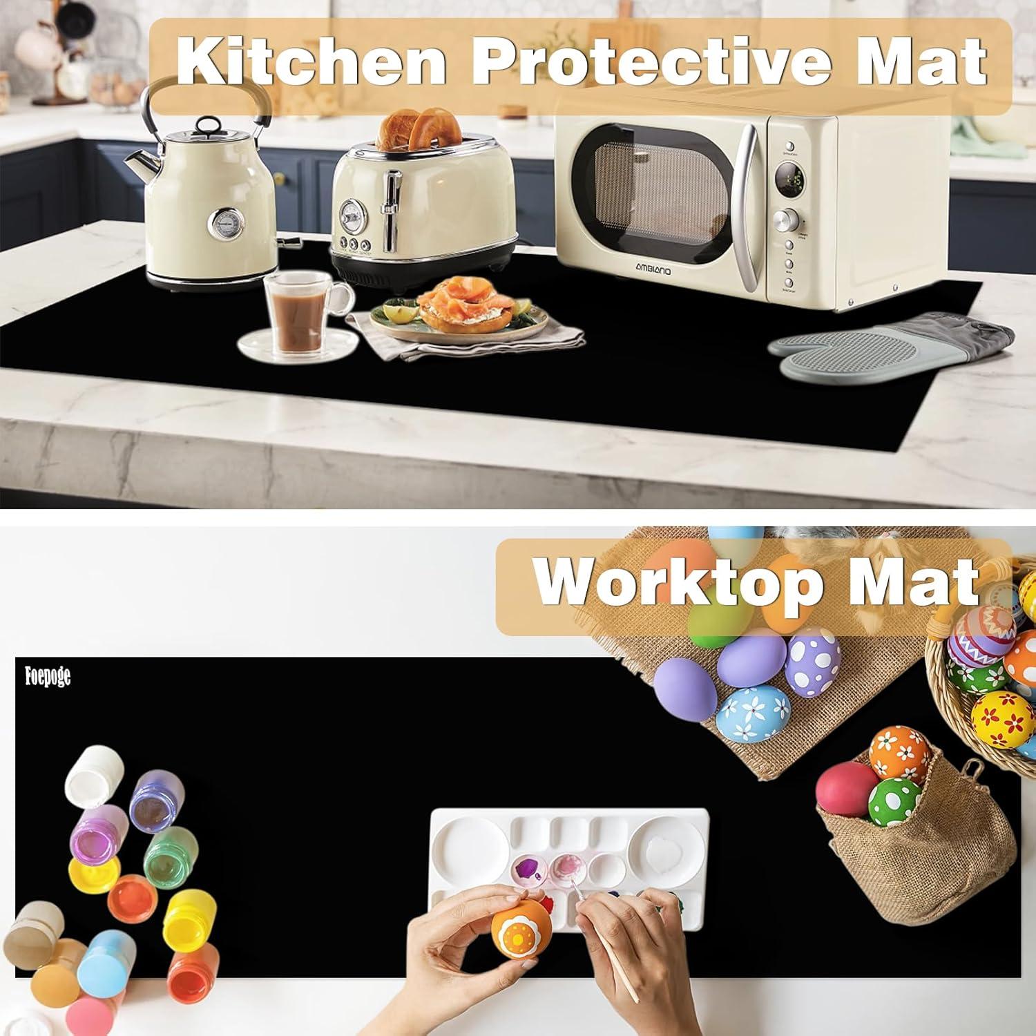 Alfombrilla de Silicona Grande Foepoge 125x40cm Resistente al Calor