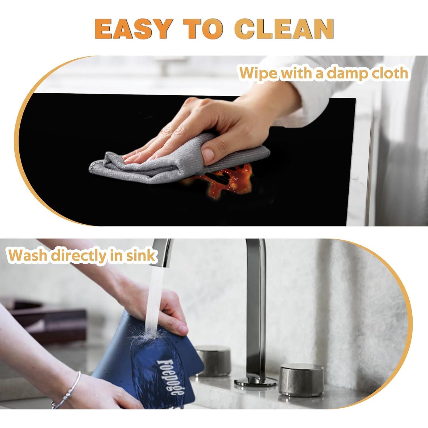 Alfombrilla de Silicona Grande Foepoge 125x40cm Resistente al Calor