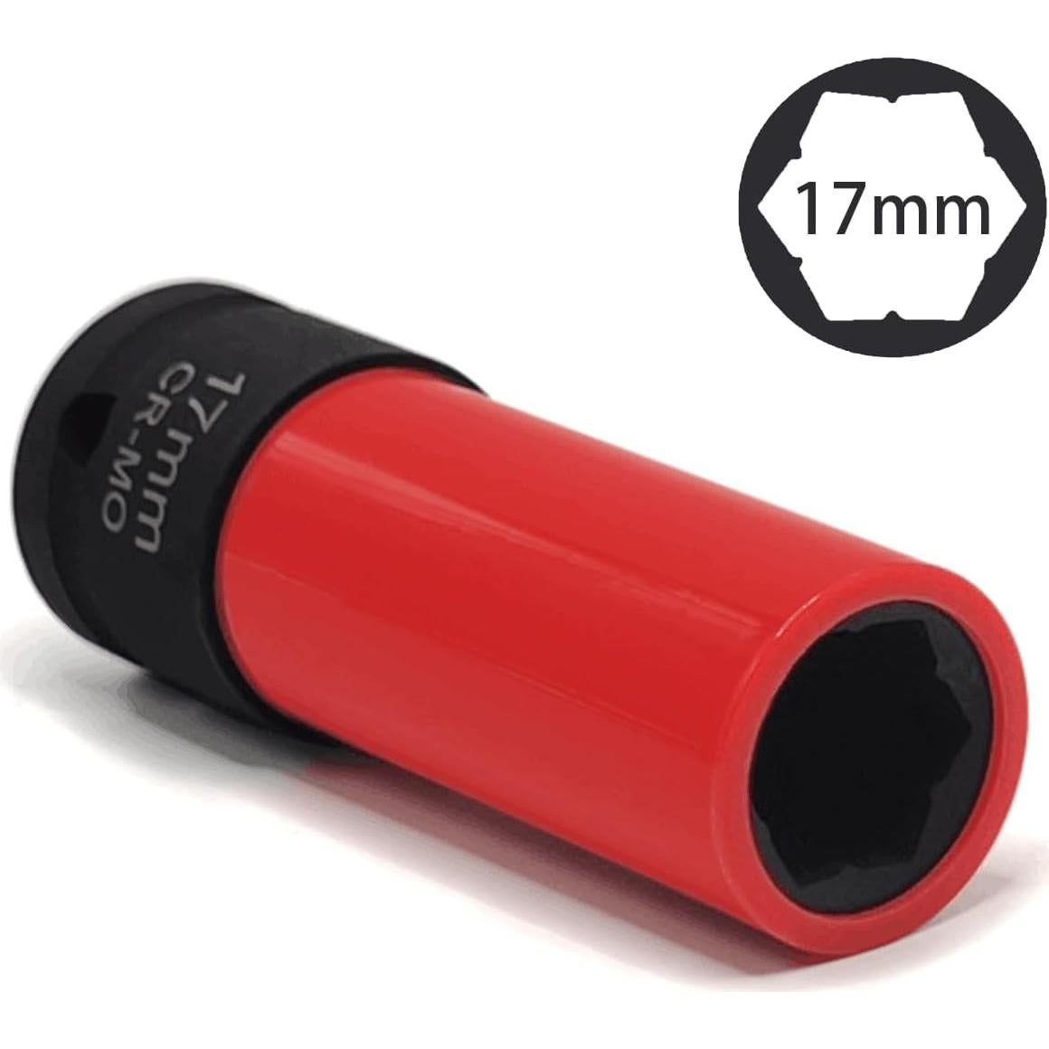 Socket de extracción de tuercas de rueda 17 mm JEUCLEL