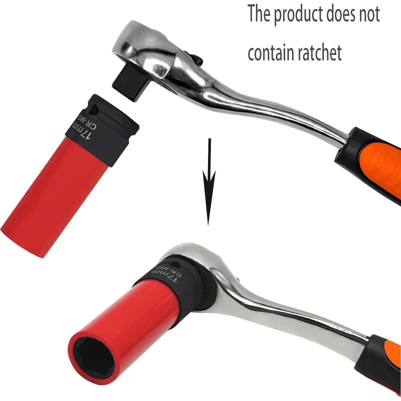 Socket de extracción de tuercas de rueda 17 mm JEUCLEL