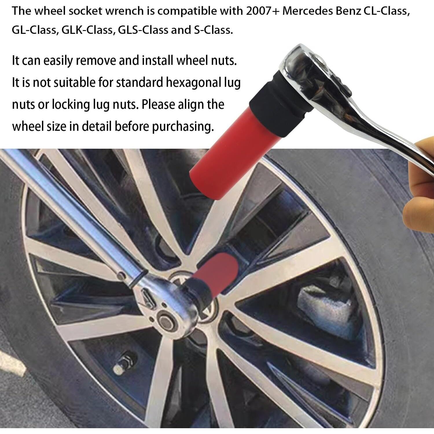 Socket de extracción de tuercas de rueda 17 mm JEUCLEL