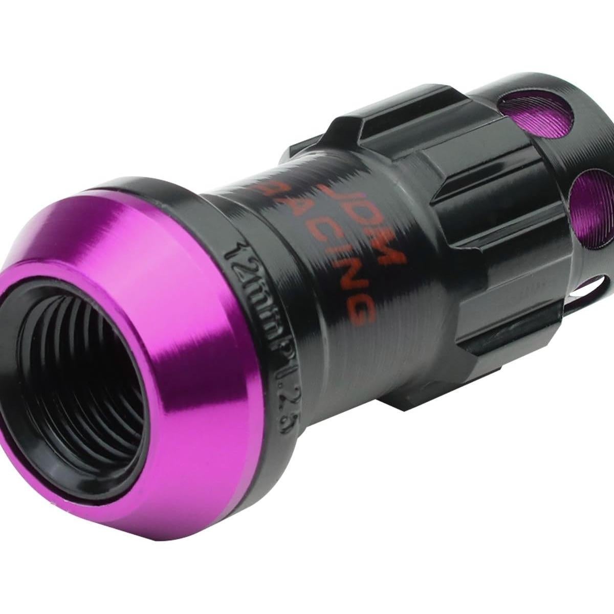 Tuercas de Rueda M12 x 1.25 DNA MOTORING 16 Pcs Morado