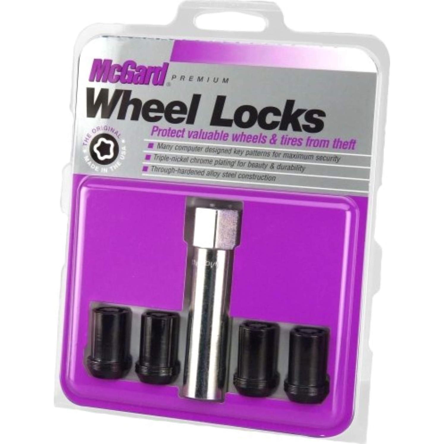 Cerraduras de Rueda McGard 25354 Estilo Cono M12 x 1.25 - Juego de 4