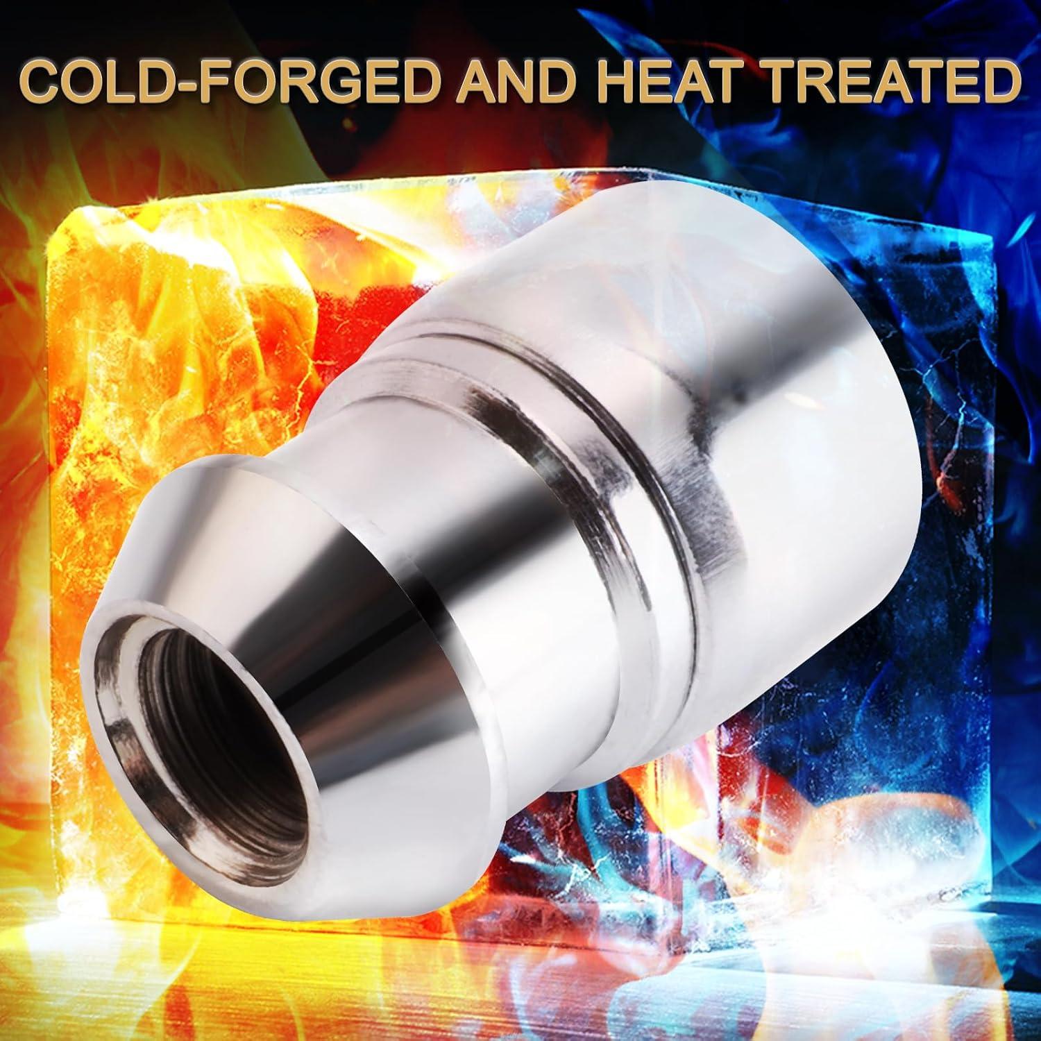 Bloqueos de Rueda YYHHZZ 9/16 Cromo - Juego Completo 4 Tuercas