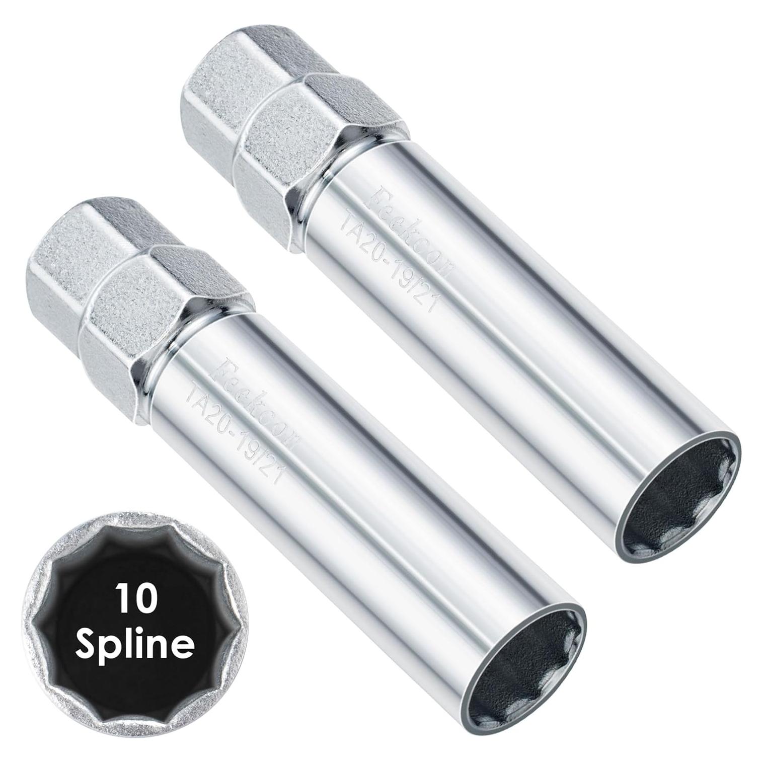 Llave de Tuerca de 10 Puntas Feekoon para TA20-19/21, Acero Aleado, 2 Piezas