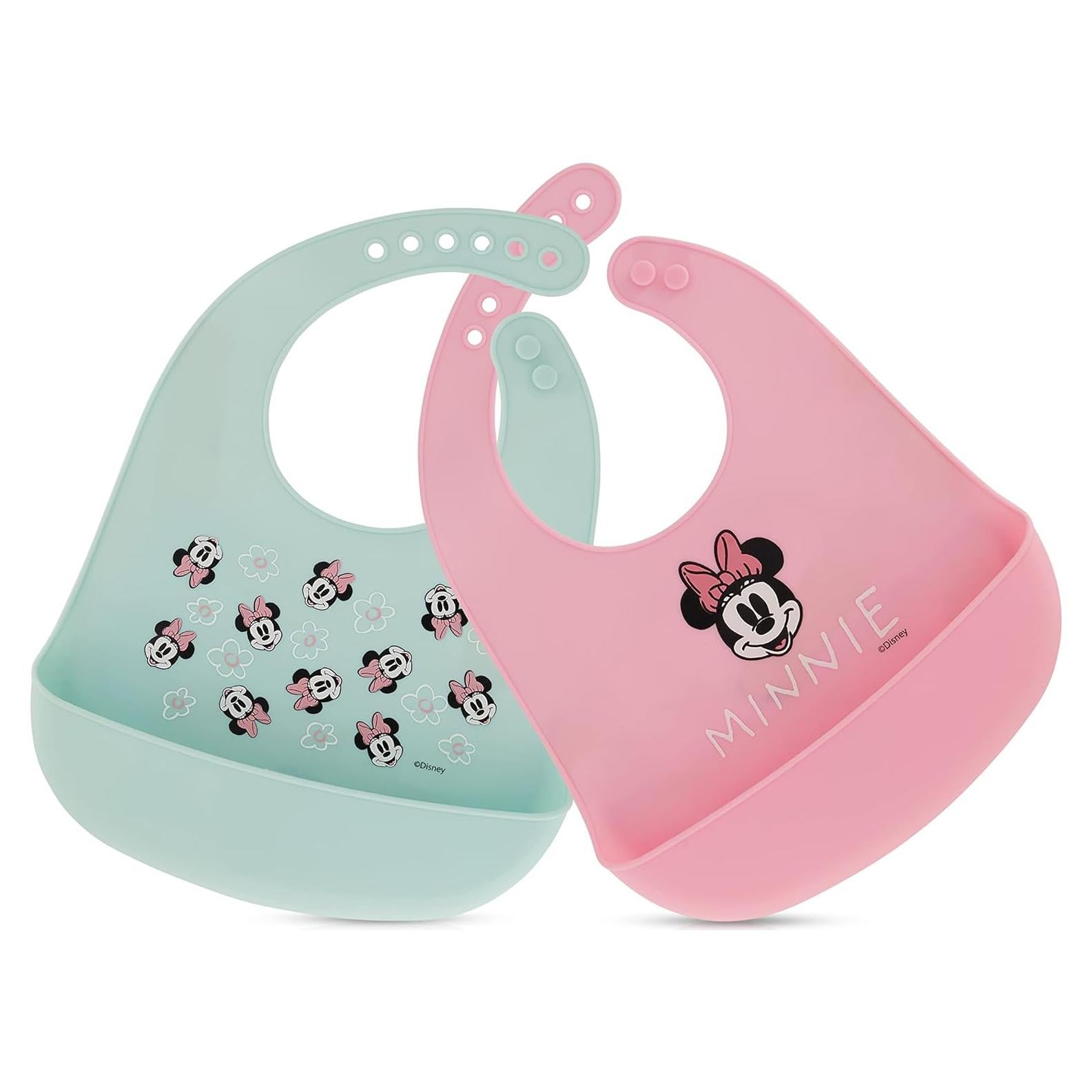 Paquete de 2 Baberos de Silicona Disney para Bebés Unisex