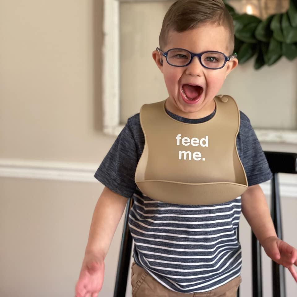 Babero de Silicona Denver James Ajustable Impermeable