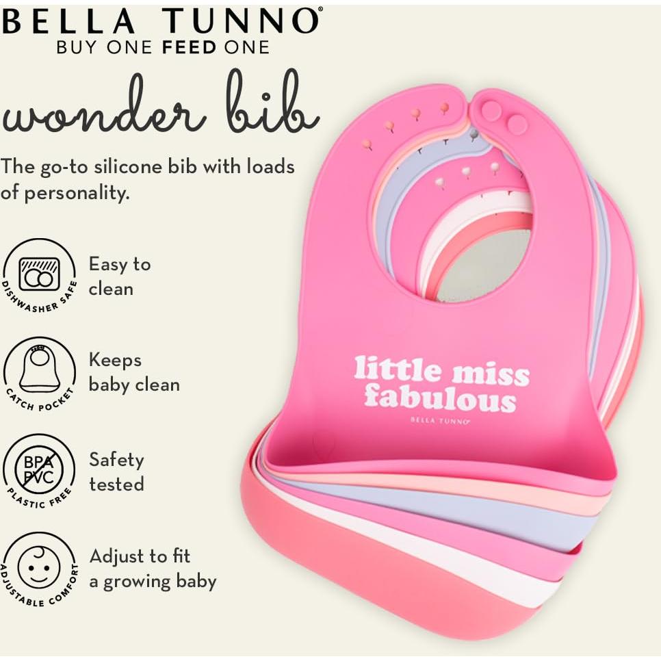 Babero de Silicona Bella Tunno Monstruo de Comida 100% BPA Free