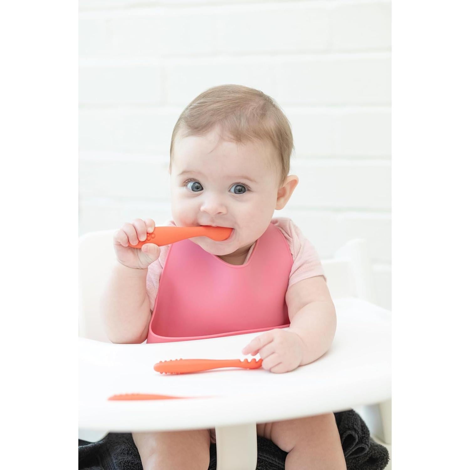 Babero de Silicona Bella Tunno Little Bites - Libre de BPA