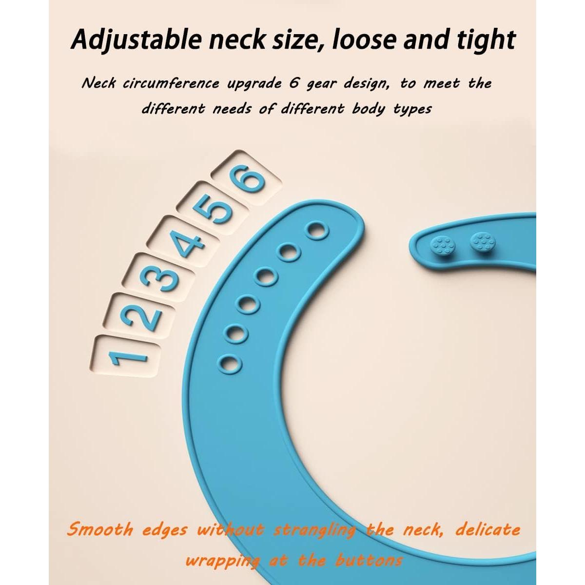 Baberos de Silicona para Adultos VIDIA - 2 Piezas Ajustables