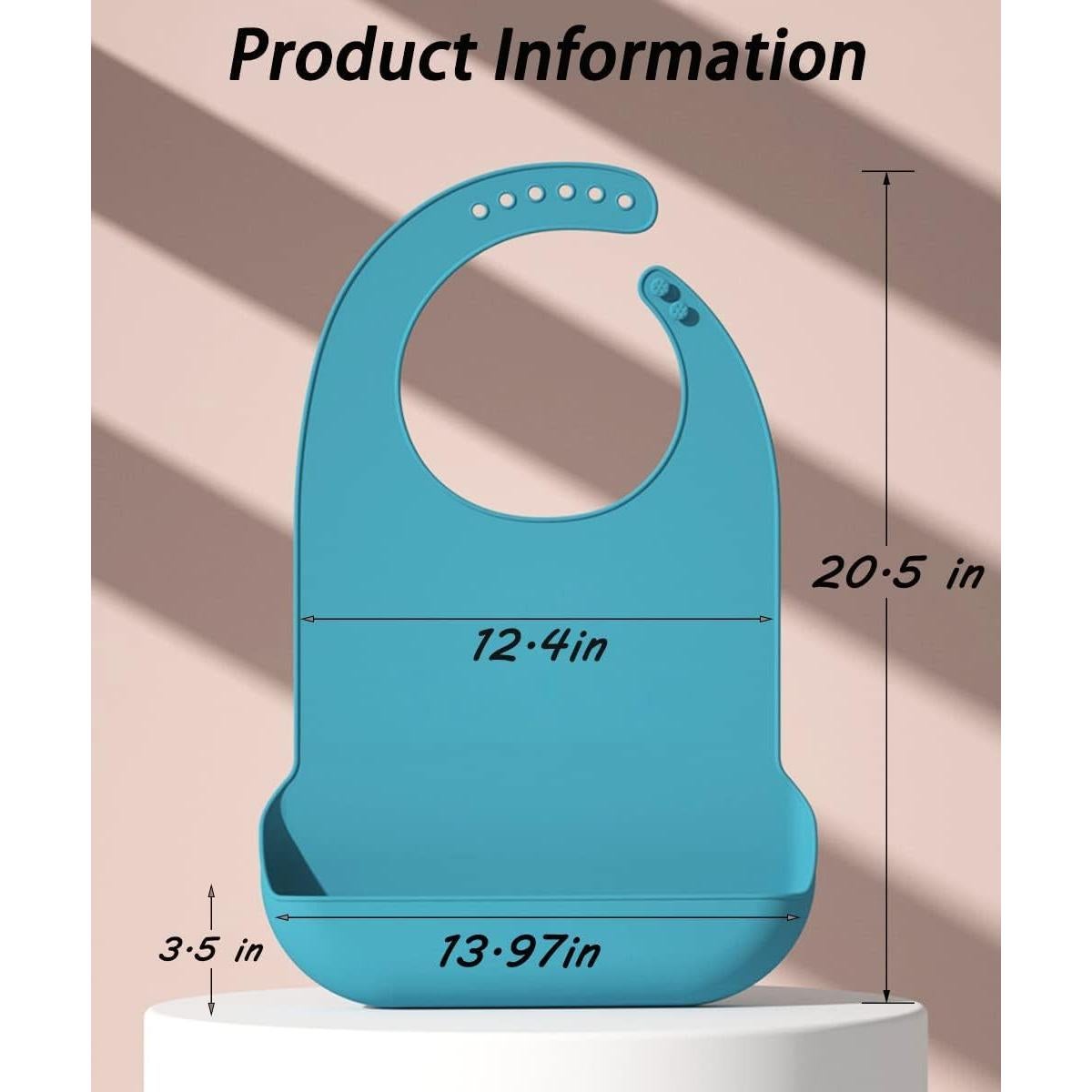 Baberos de Silicona para Adultos VIDIA - 2 Piezas Ajustables