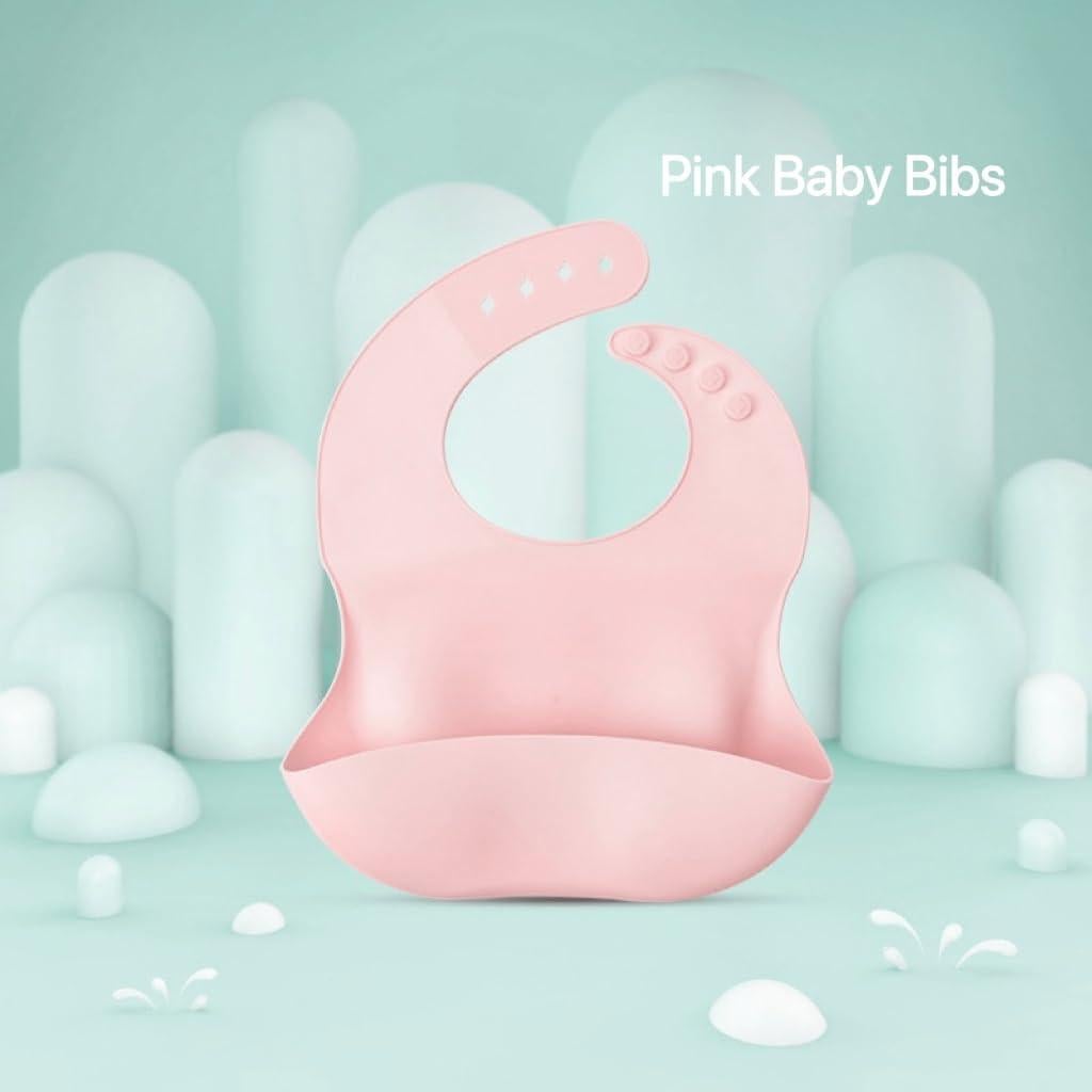 Baberos de Silicona Impermeables para Bebés - Paquete de 2