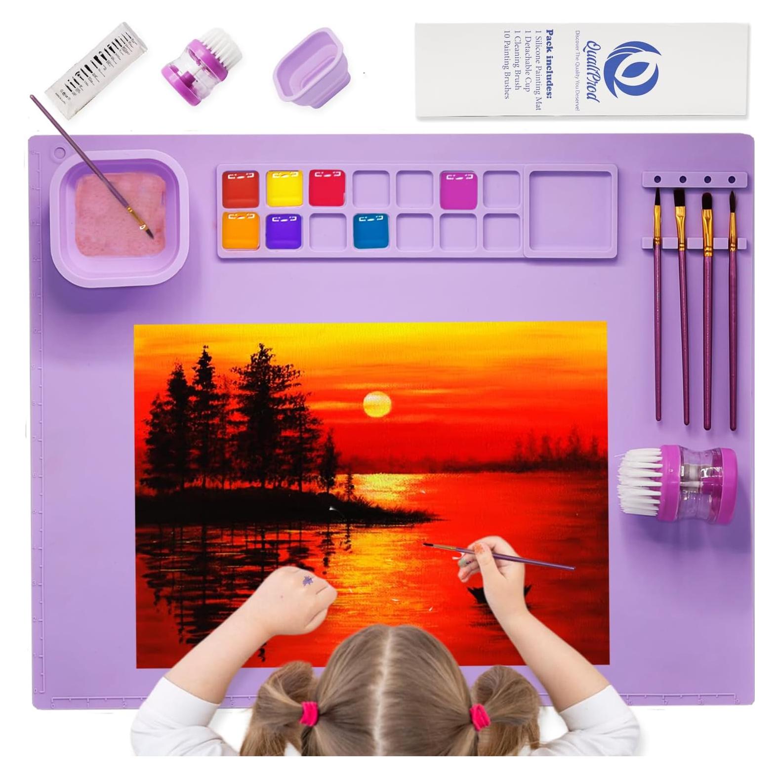 Alfombrilla de Pintura de Silicona QualiProd 50.8x40.6cm