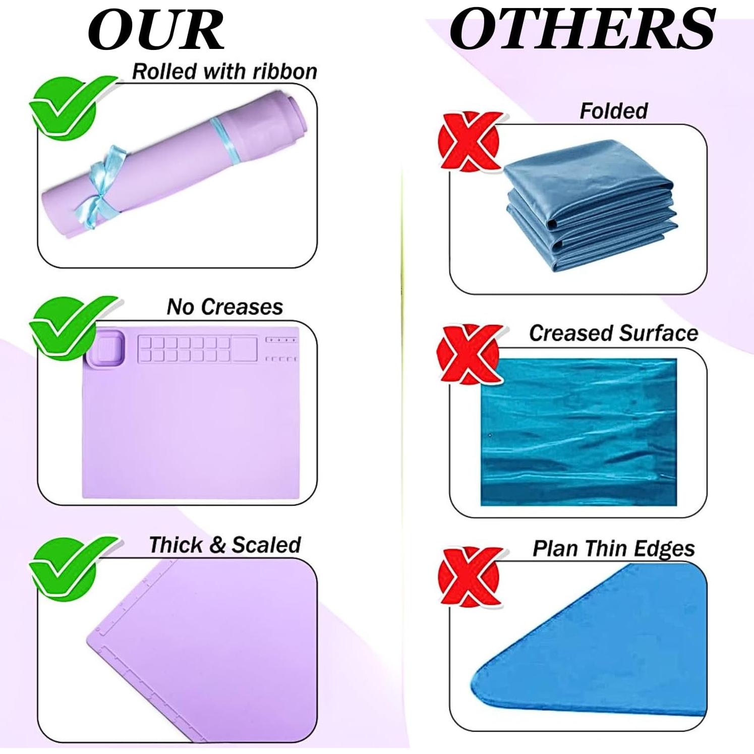 Alfombrilla de Pintura de Silicona QualiProd 50.8x40.6cm