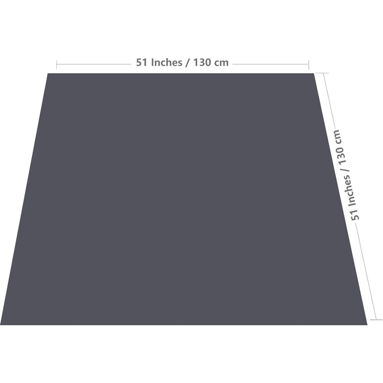 Tapete Antideslizante Lavable 130x130cm WOMUMON Gris